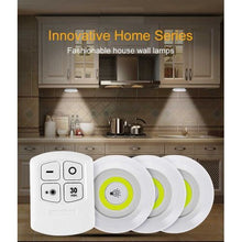 Load image into Gallery viewer, Lampes à LED sans fil AGL avec télécommande – Pack de 3