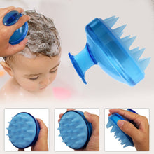 Load image into Gallery viewer, 3 Brosse pour Massage Cheveux Cuir et shampoing - Silicone