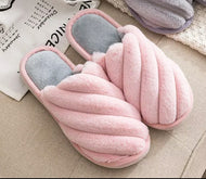 Pantoufles en coton pour femme